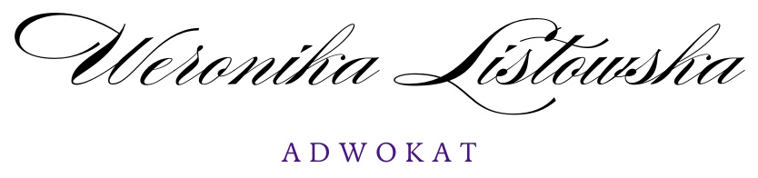Logo Weronika Listowska Adwokat
